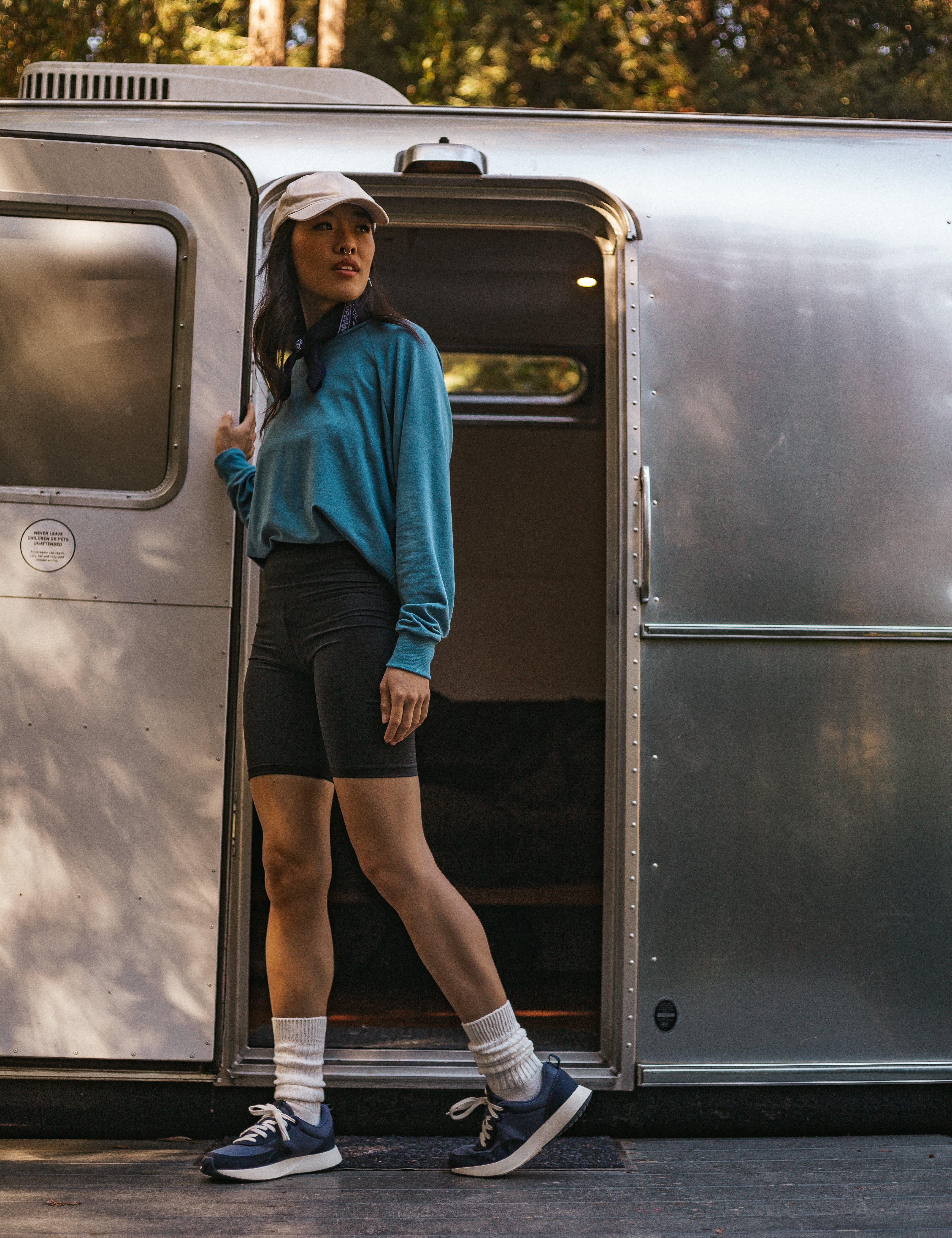 Rose Boreal - Top - Cozy Long Sleeve Shirt - Aquamarine