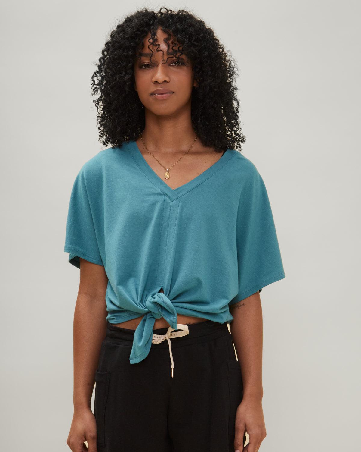 Rose Boreal - T-Shirt - Jasper T-Shirt - Aquamarine