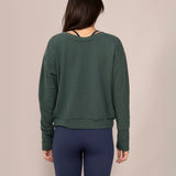 Essence V neck Top - Dark Lagoon