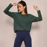 Essence V neck Top - Dark Lagoon