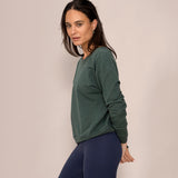 Essence V neck Top - Dark Lagoon