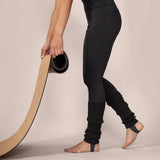 Ribbed Leg Warmers in Black