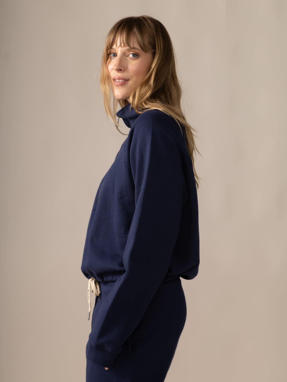 Rose Boreal - Sweatshirt - Wayfarer sweatshirt - Denim