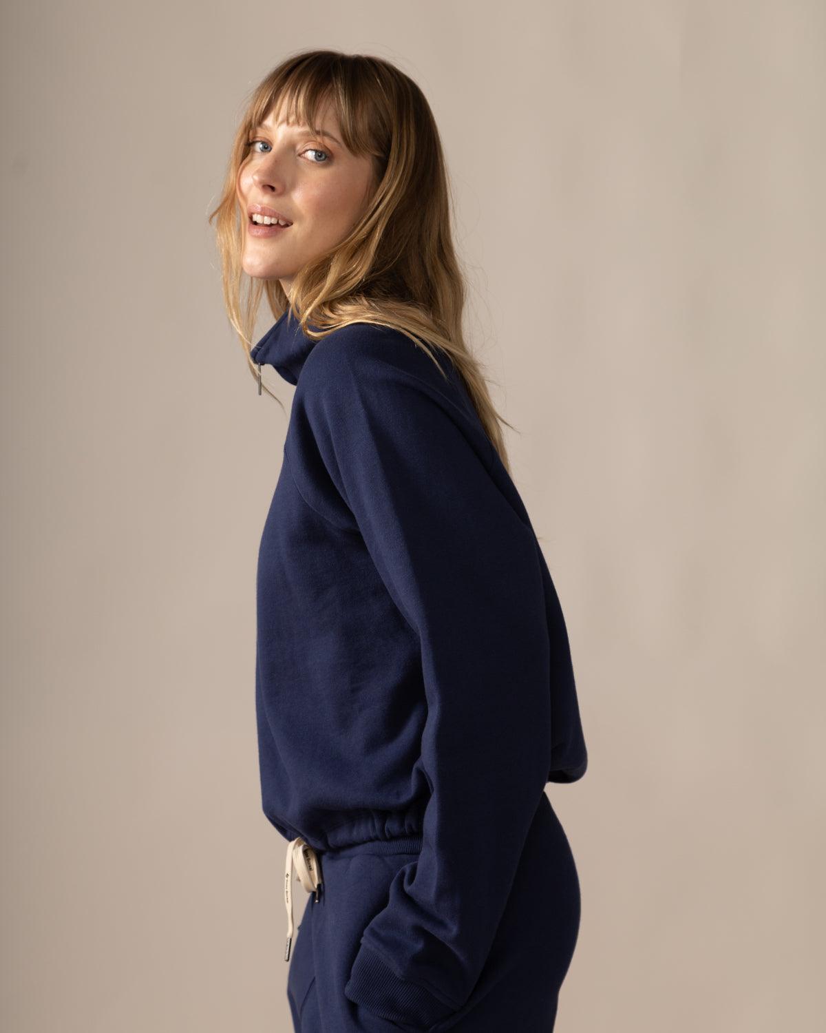 Rose Boreal - Sweatshirt - Wayfarer sweatshirt - Denim