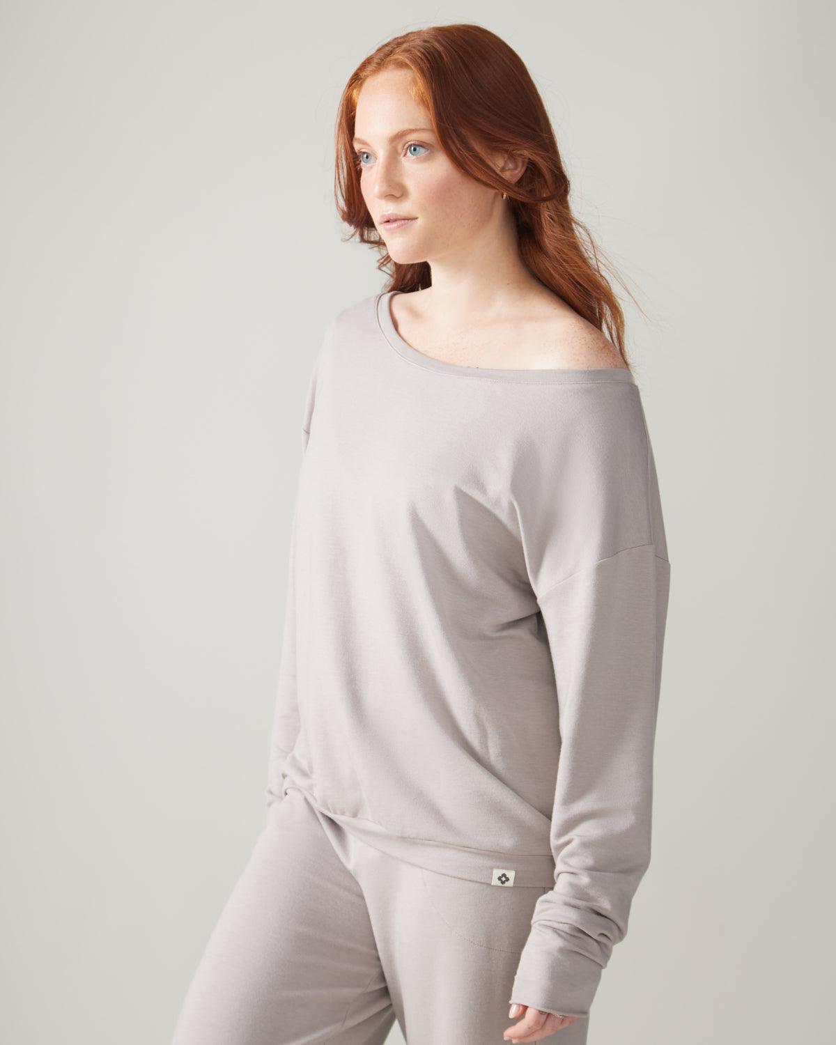 Rose Boreal - Long Sleeve - Flashdance Pullover - Atmosphere