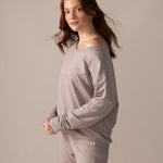 Rose Boreal - Long Sleeve - Flashdance Pullover - Atmosphere