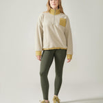 Rose Boreal - Polar Fleece - Sutton Polar Fleece Pullover - Pearl Oatmeal