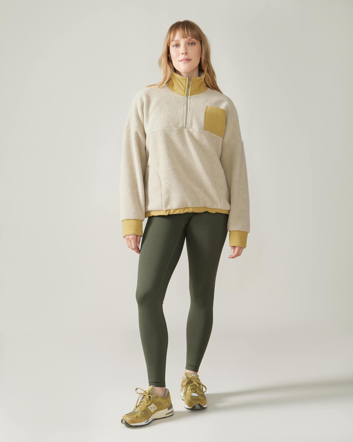 Rose Boreal - Polar Fleece - Sutton Polar Fleece Pullover - Pearl Oatmeal