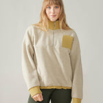 Rose Boreal - Polar Fleece - Sutton Polar Fleece Pullover - Pearl Oatmeal