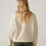 Rose Boreal - Polar Fleece - Sutton Polar Fleece Pullover - Pearl Oatmeal