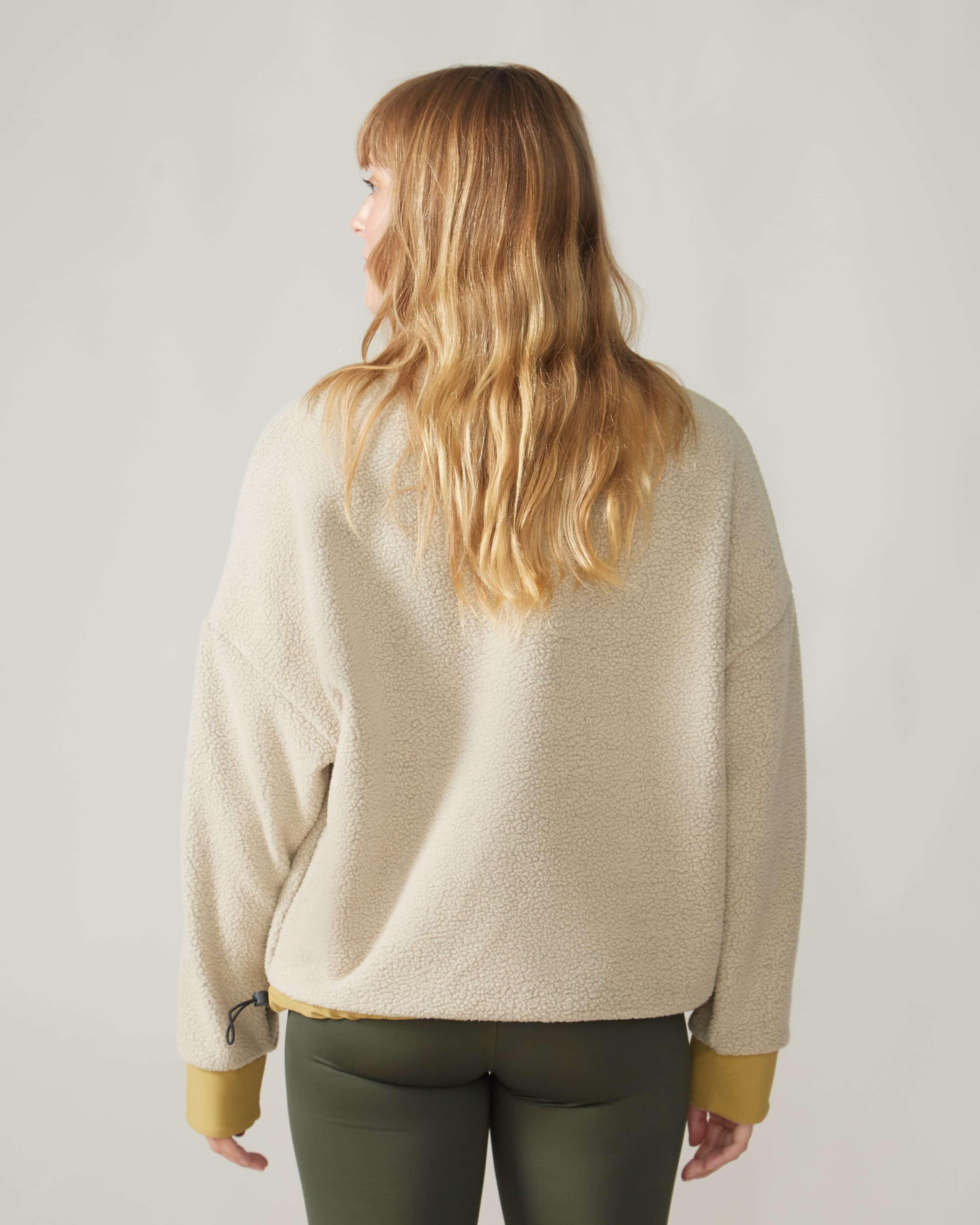 Rose Boreal - Polar Fleece - Sutton Polar Fleece Pullover - Pearl Oatmeal