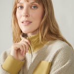 Rose Boreal - Polar Fleece - Sutton Polar Fleece Pullover - Pearl Oatmeal