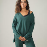 Rose Boreal - Sweatshirt - Forillon Sweatshirt - Dark Lagoon