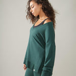 Rose Boreal - Sweatshirt - Forillon Sweatshirt - Dark Lagoon