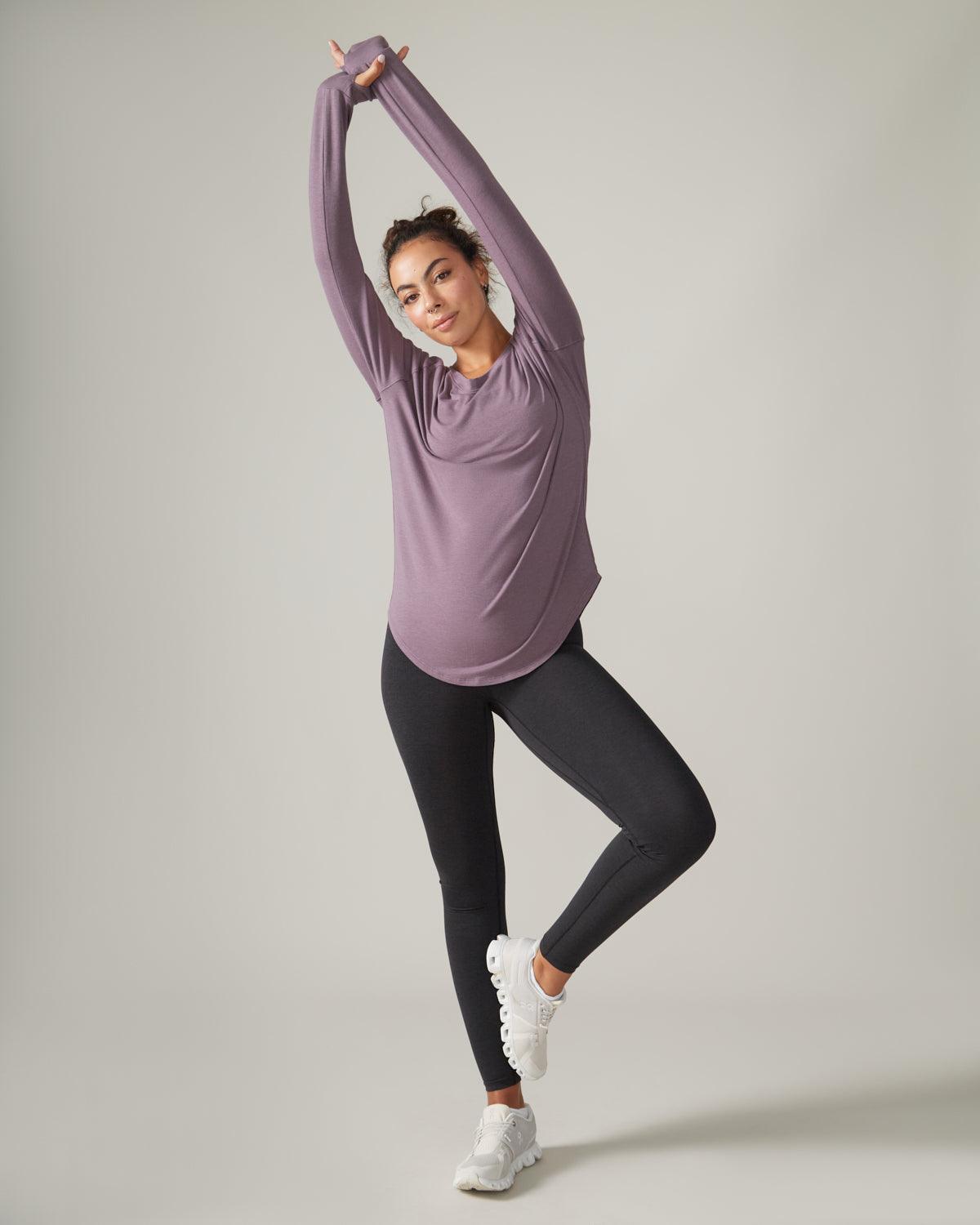 Rose Boreal - Top - Cozy Long Sleeve Shirt - Fig