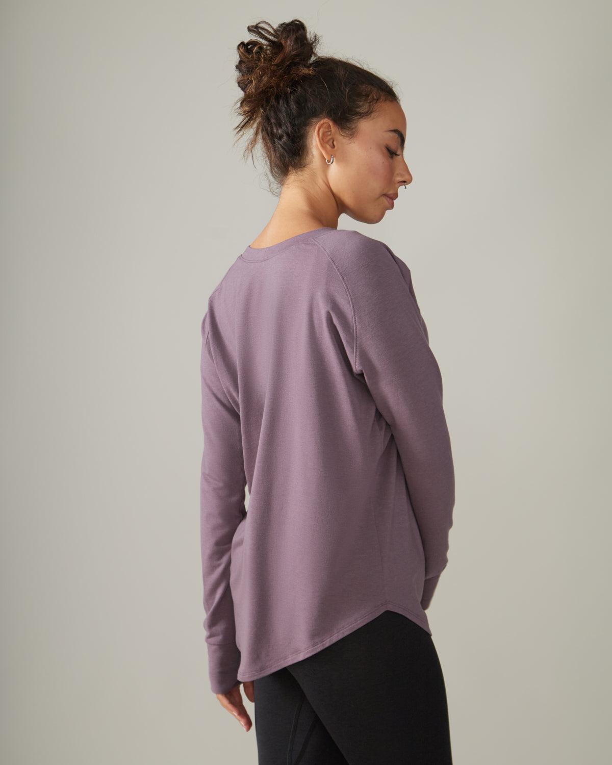Rose Boreal - Top - Cozy Long Sleeve Shirt - Fig
