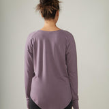 Rose Boreal - Top - Cozy Long Sleeve Shirt - Fig