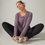 Rose Boreal - Top - Cozy Long Sleeve Shirt - Fig