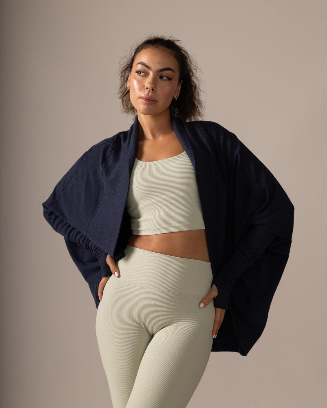 Rose Boreal - Jacket - Grateful Shrug - Deep Ocean