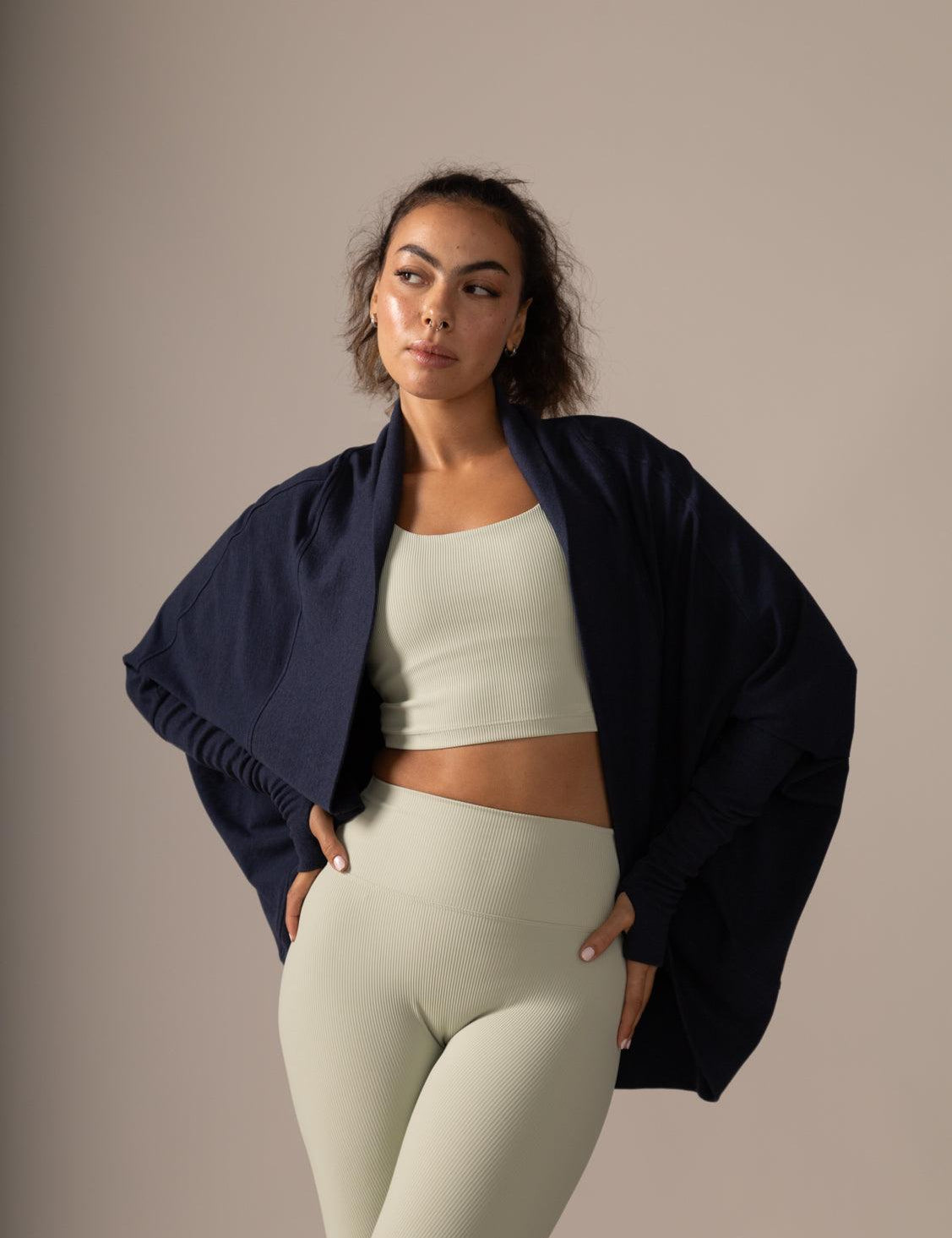 Rose Boreal - Jacket - Grateful Shrug - Deep Ocean