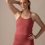 Rose Boreal - Tank Top - Summit Tank Top - Cherry
