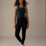Rose Boreal - Tank Top - Long Mile-End Tank Top - Blue Lagoon