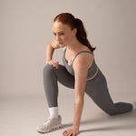 Rose Boreal - Legging - North Star Rib Soft Compression Legging - Stone Grey
