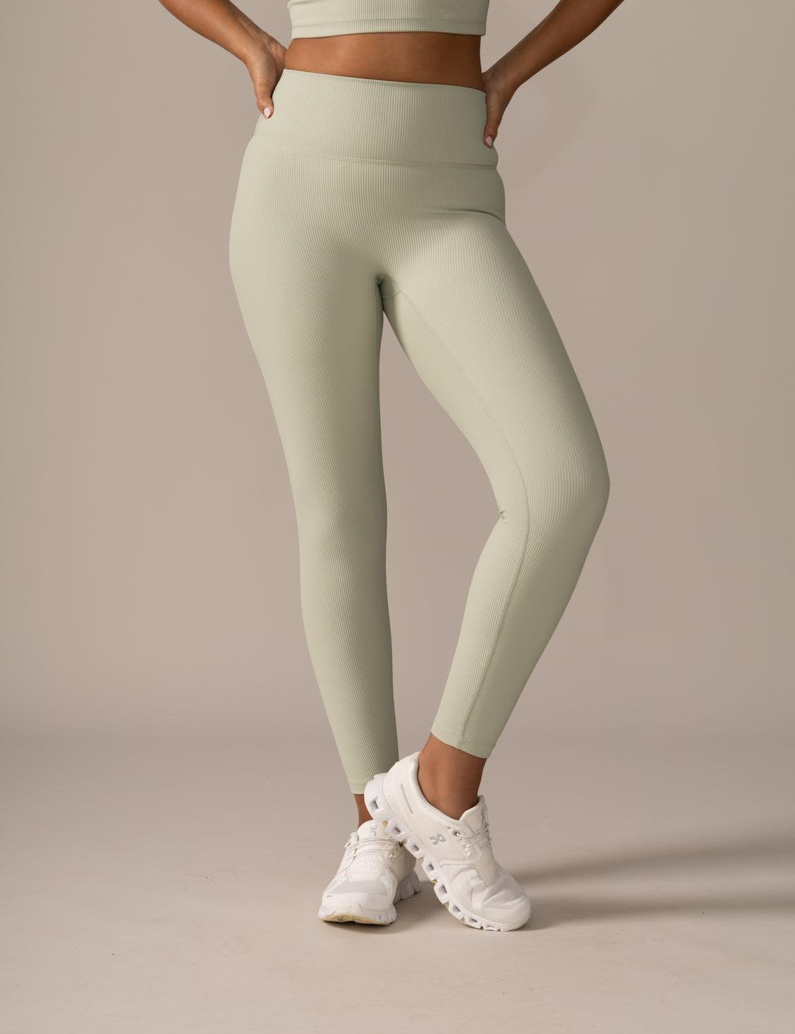 Rose Boreal - Legging - North Star Rib Soft Compression Legging - Mint