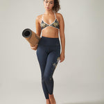 Rose Boreal - Legging - Reversible Ultralight High-Rise Legging - Charcoal English Garden