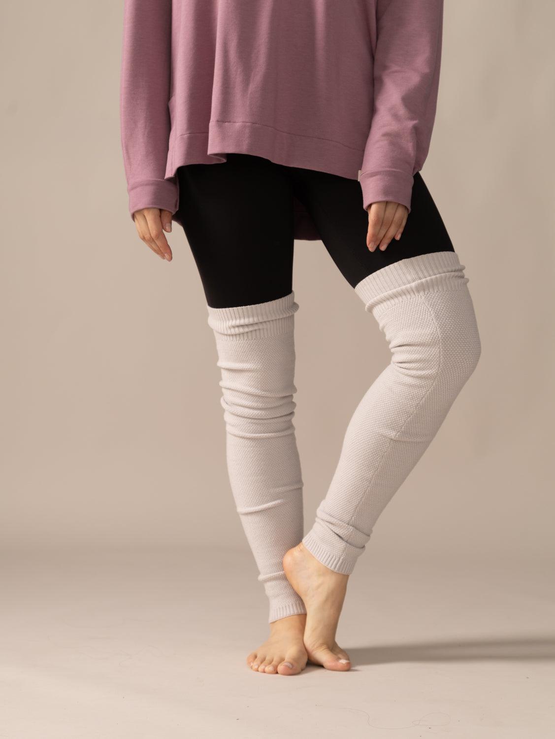 Rose Boreal - Leg Warmer - Keep Me Warm Legs Warmer - Cloud Cream