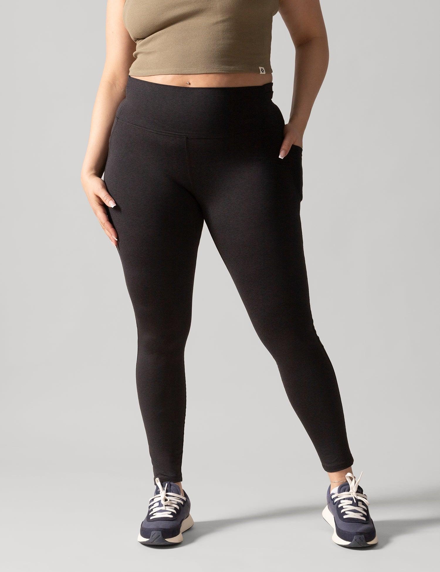 Rose Boreal - Legging - Buttery Soft BFF High-Rise Legging with Pockets - Total Eclipse
