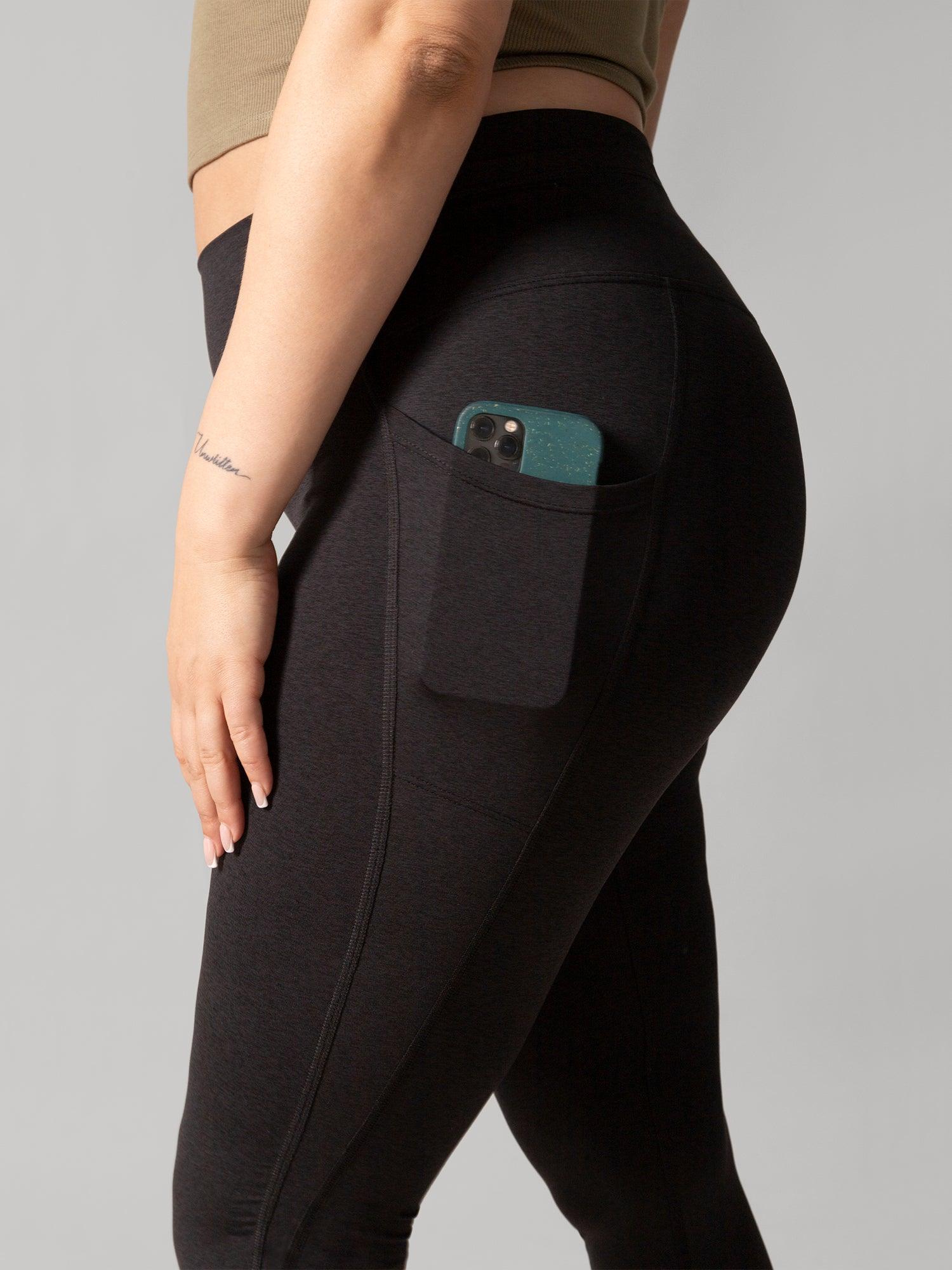 Rose Boreal - Legging - Buttery Soft BFF High-Rise Legging with Pockets - Total Eclipse