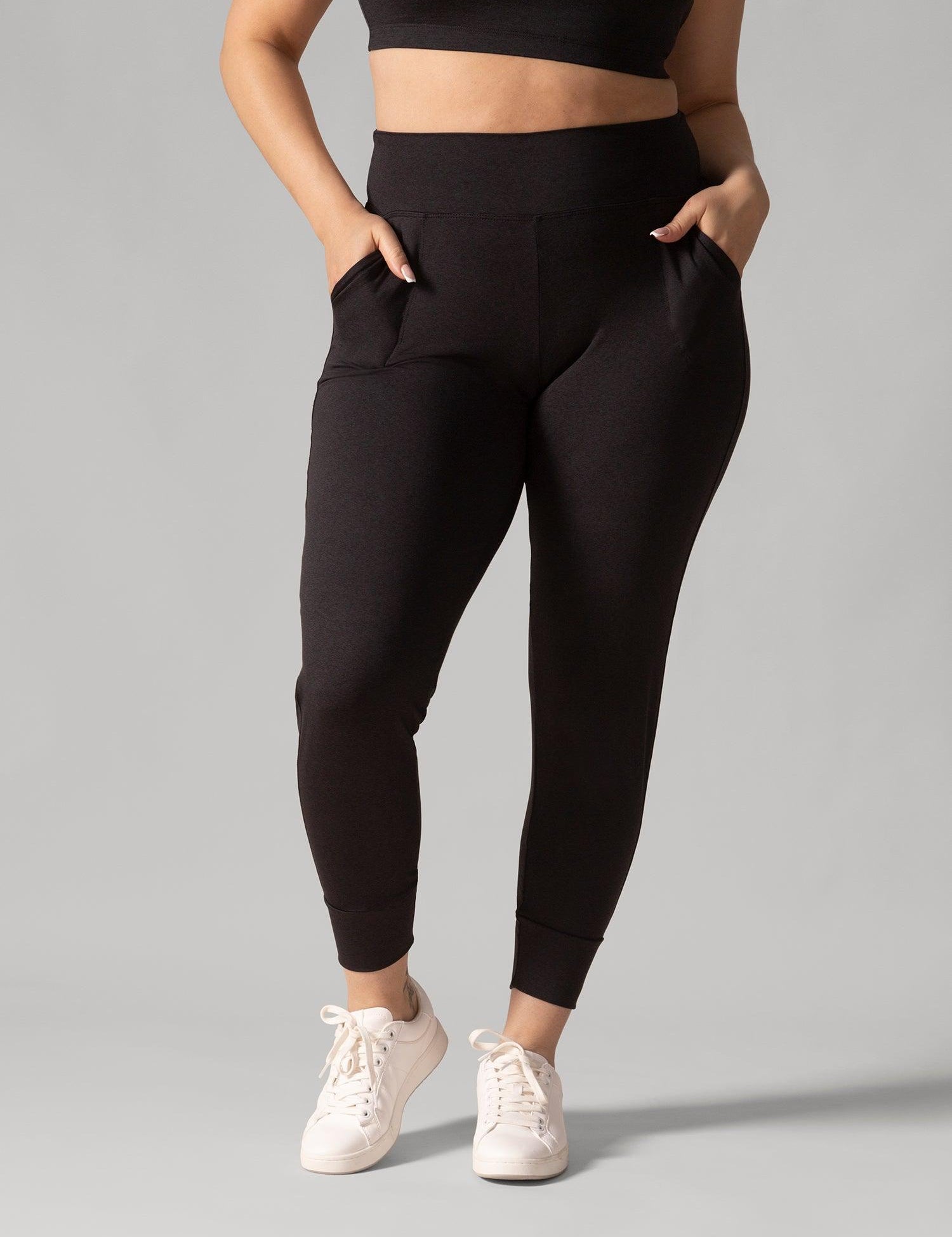 Rose Boreal - Jogger - Buttery Soft BFF Jogger Pants - Total Eclipse