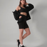 Rose Boreal - Short - Buttery Soft High-Rise BFF Shorts - Total Eclipse