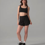 Rose Boreal - Short - Buttery Soft BFF Holiday Shorts - Total Eclipse