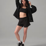 Rose Boreal - Short - Buttery Soft BFF Holiday Shorts - Total Eclipse
