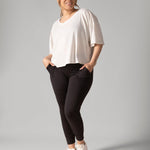 Rose Boreal - T-Shirt - Easy Flow T-Shirt - Natural White