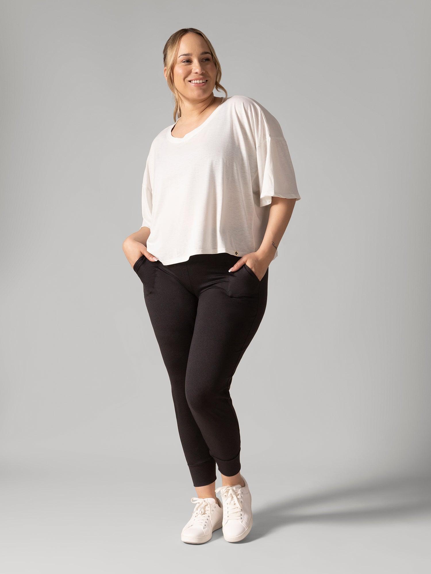 Rose Boreal - T-Shirt - Easy Flow T-Shirt - Natural White