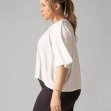 Rose Boreal - T-Shirt - Easy Flow T-Shirt - Natural White