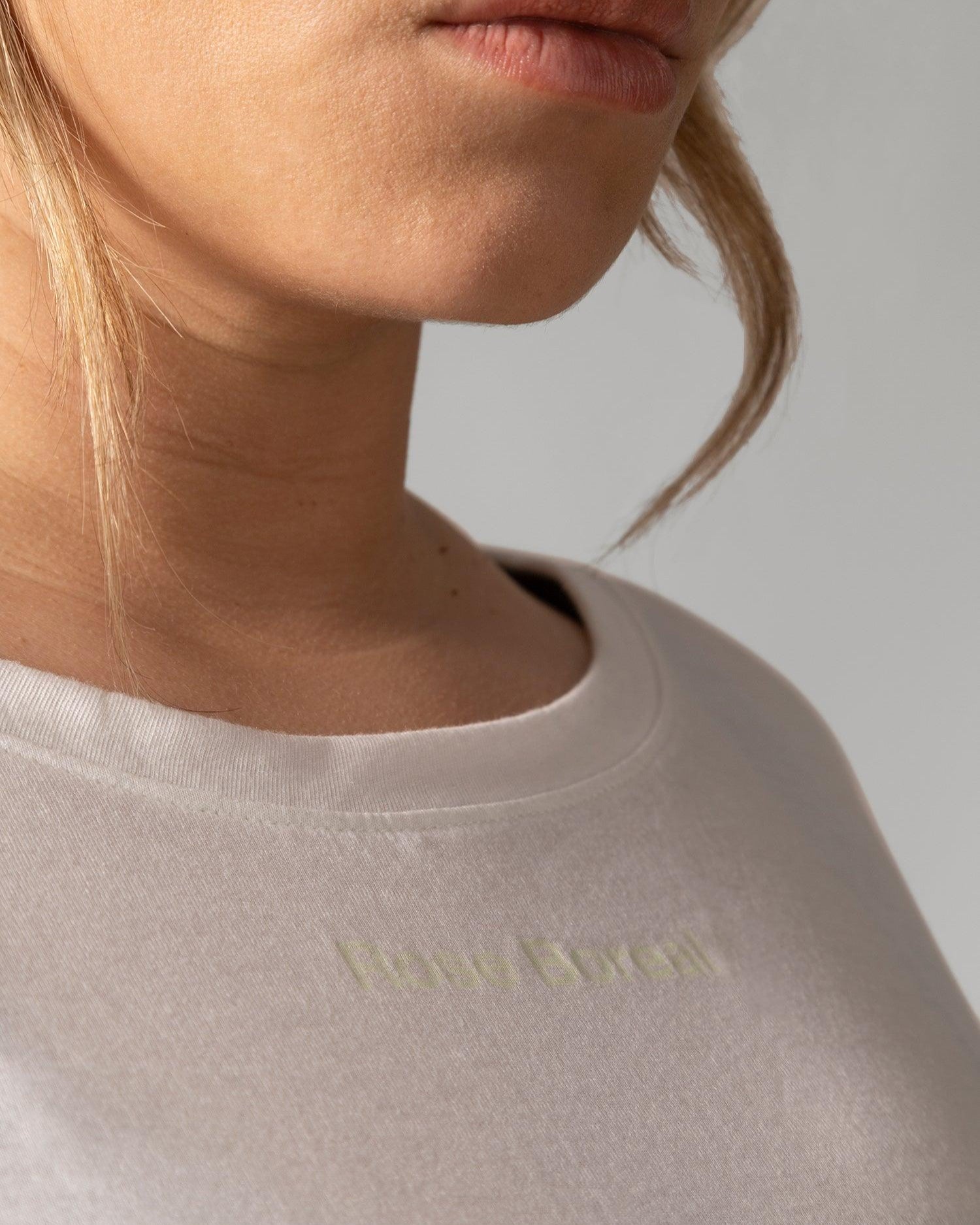 Rose Boreal - T-Shirt - Easy Flow T-Shirt - Natural White