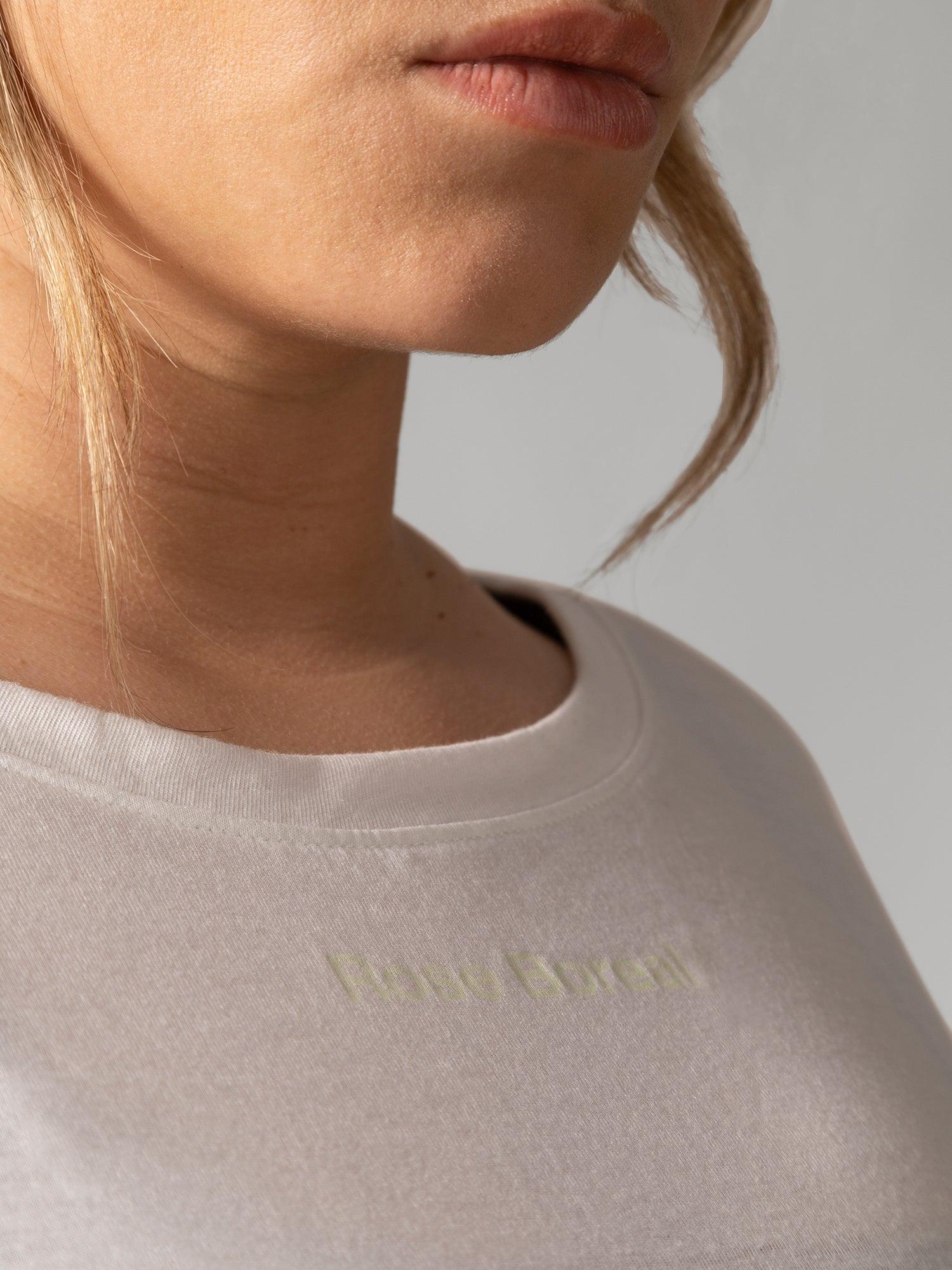 Rose Boreal - T-Shirt - Easy Flow T-Shirt - Natural White