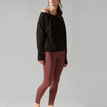 Rose Boreal - Long Sleeve - Flashdance Pullover - Total Eclipse