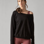 Rose Boreal - Long Sleeve - Flashdance Pullover - Total Eclipse