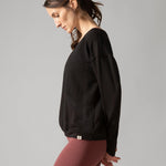Rose Boreal - Long Sleeve - Flashdance Pullover - Total Eclipse