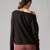 Rose Boreal - Long Sleeve - Flashdance Pullover - Total Eclipse