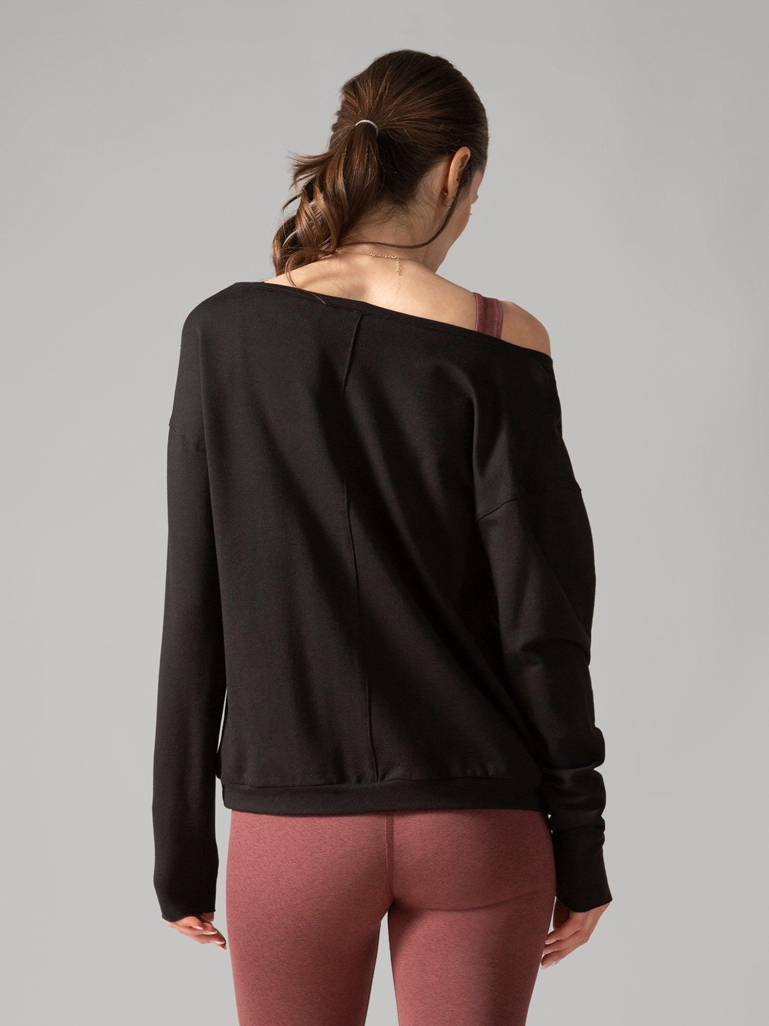 Rose Boreal - Long Sleeve - Flashdance Pullover - Total Eclipse