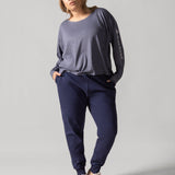 Rose Boreal - Jogger - Kamouraska jogger - Denim