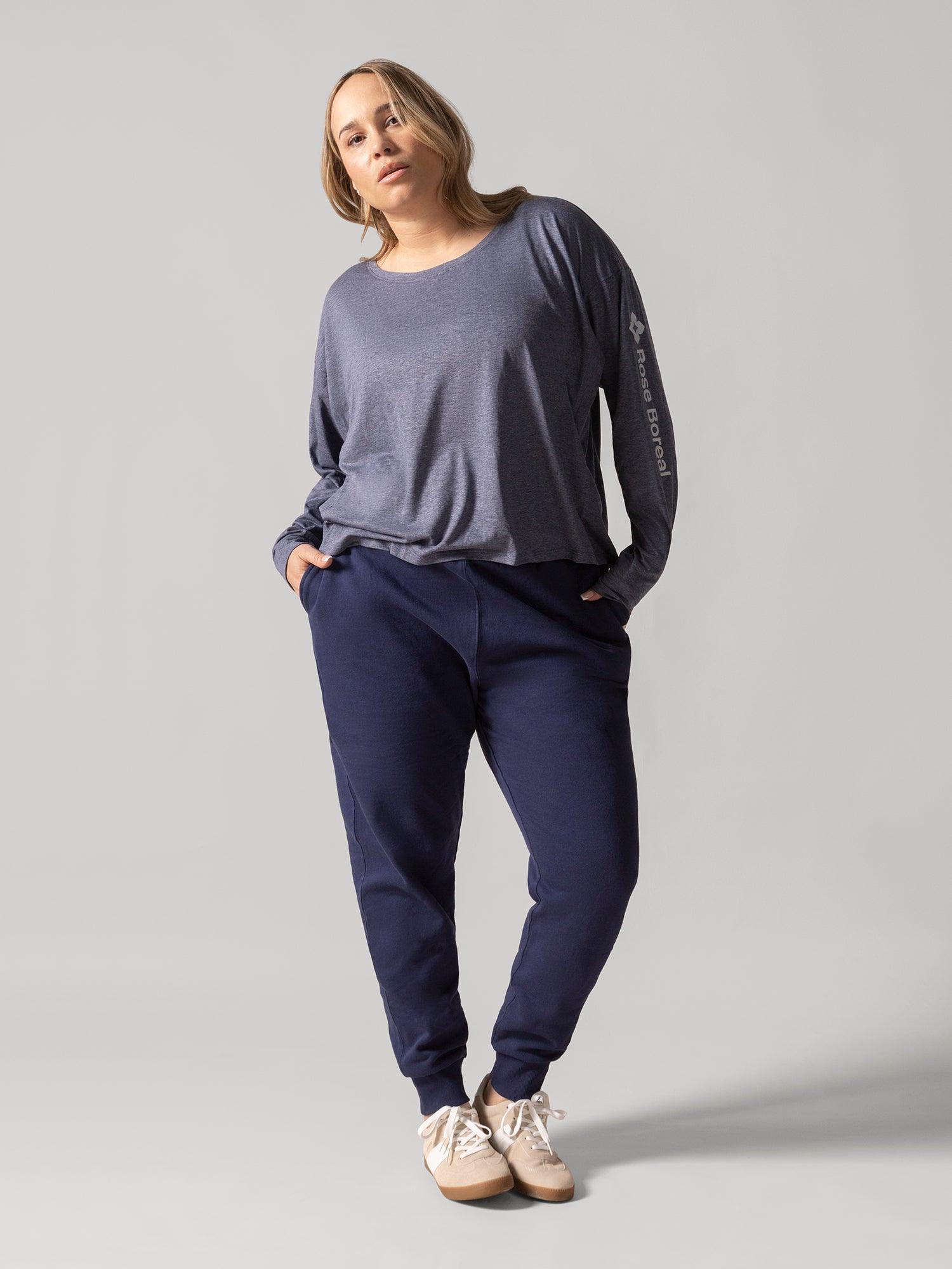 Rose Boreal - Jogger - Kamouraska jogger - Denim
