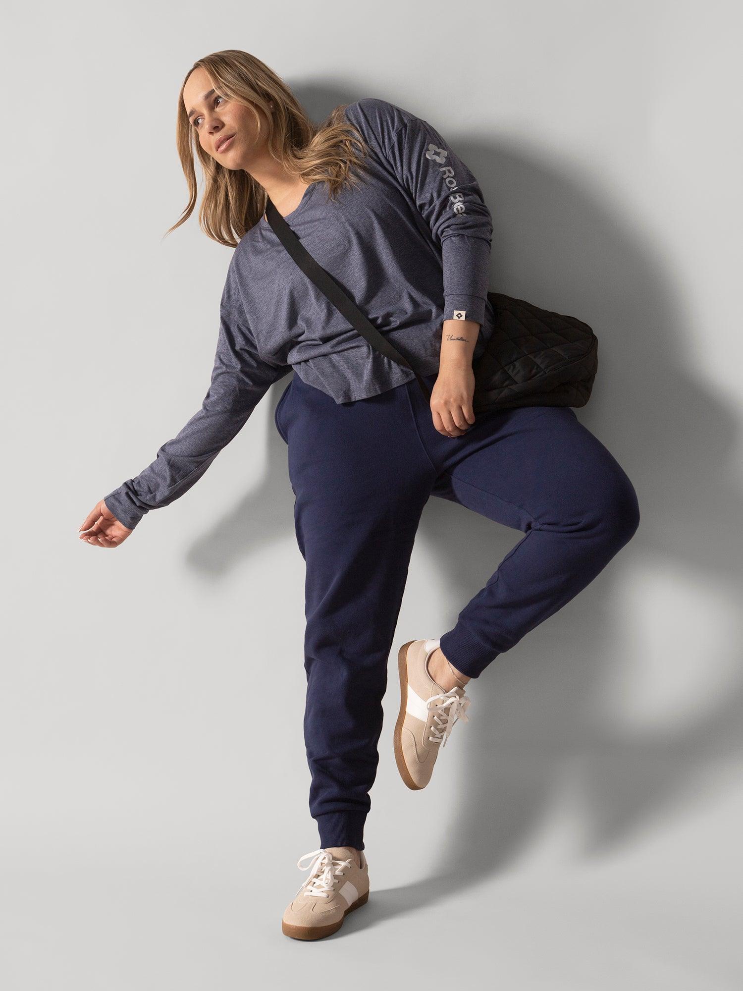 Rose Boreal - Jogger - Kamouraska jogger - Denim