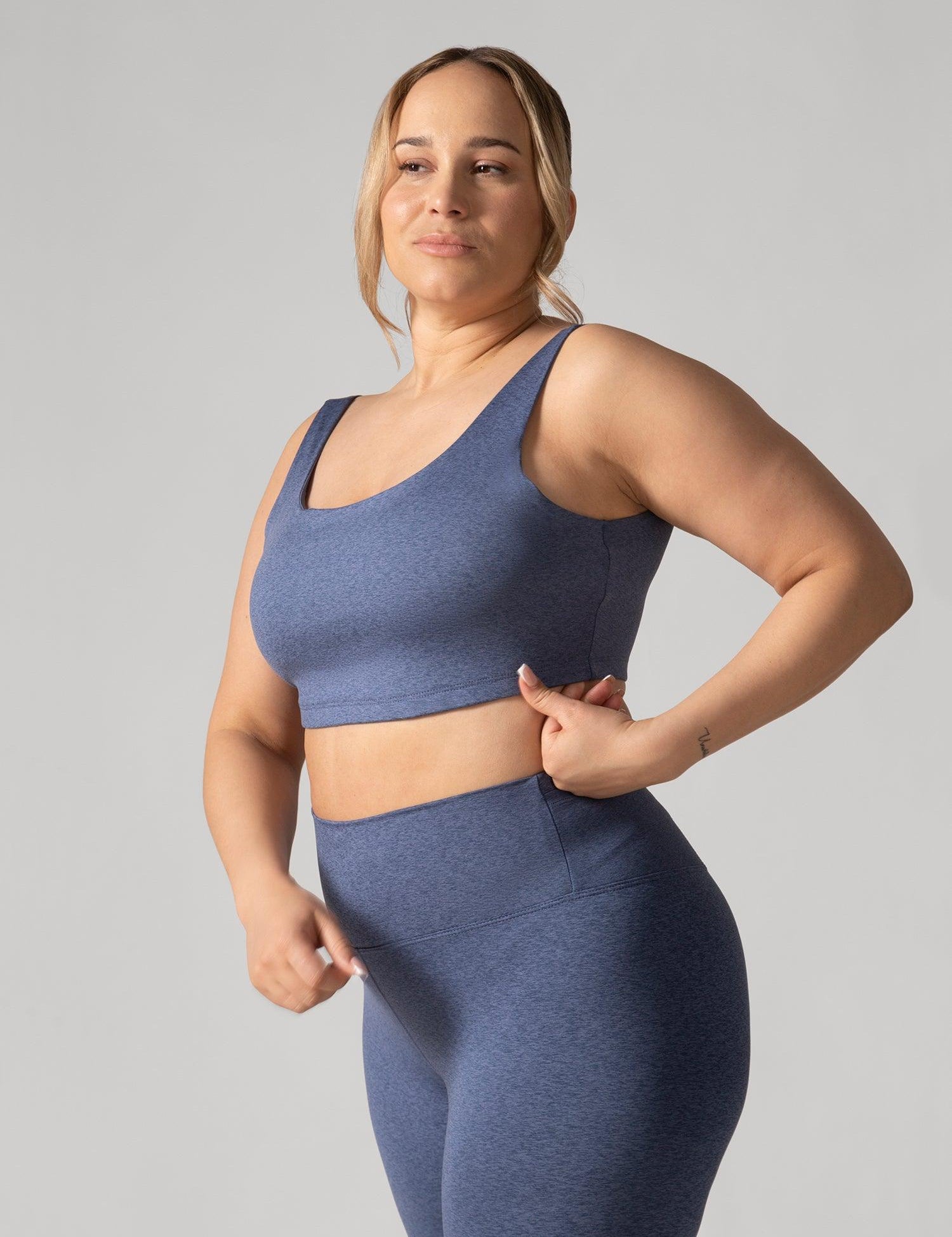 Rose Boreal - Bra - Life's good Sports Bra - Denim